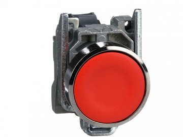 Кнопка с потайным толкателем красная в сборе 1Н3 (XB4BA42)